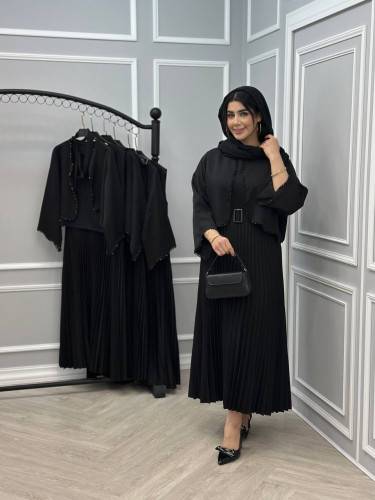 ست سه تیکه سارافون و کت و کمربند مازراتی مدل نیلماه