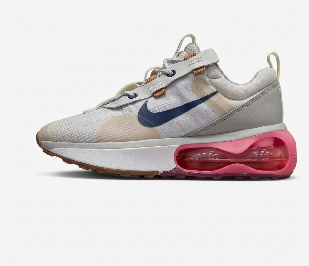 کفش پیاده‌روی و ورزشی زنانه نایکی مدل Nike Air Max Flyknit Racer (یا Air Max Bliss) رنگ کرم صورتی ‌