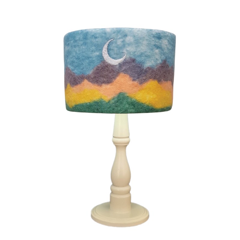 Felt Lampshade Moon Design – Hoorfelt Brand