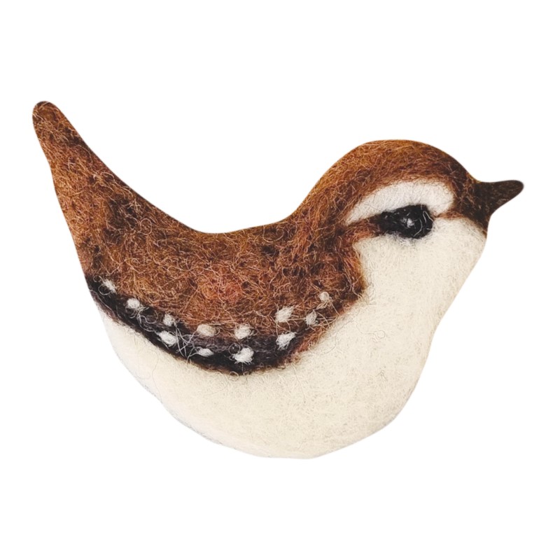 Felt Bird Brooch 2 – Hoorfelt Brand