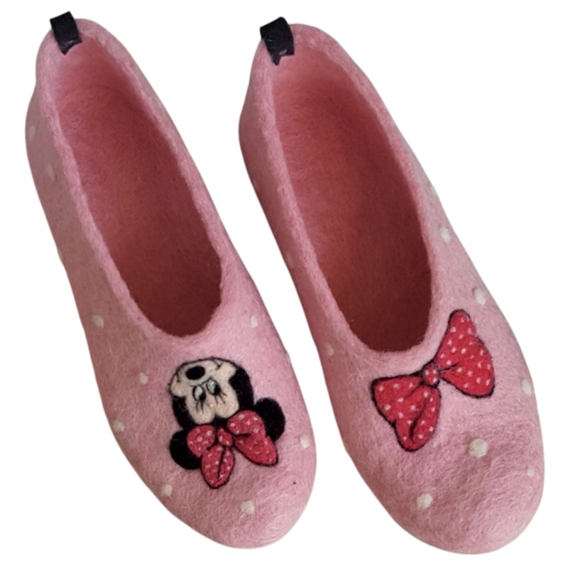 Mickey Mouse Felt Slippers – Hoorfelt Brand