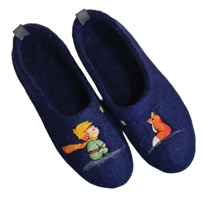 Little Prince Felt Slippers – Hoorfelt Brand