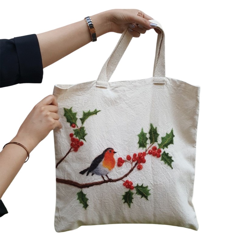 Shopping Bag Pyracantha Design – Hoorfelt Brand