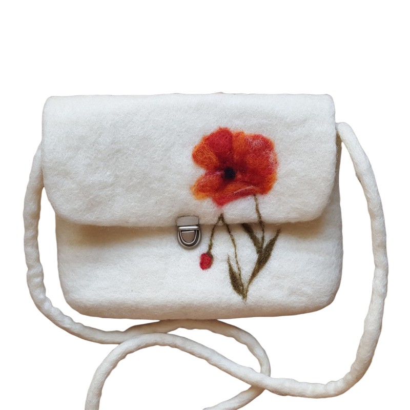 Felt Bag Poppy Design 2 – Horfelt Brand