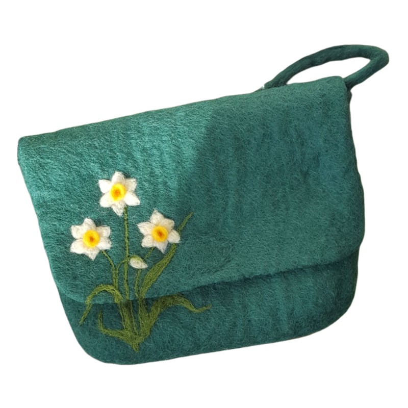 Felt Bag Narcissus Design – Horfelt Brand