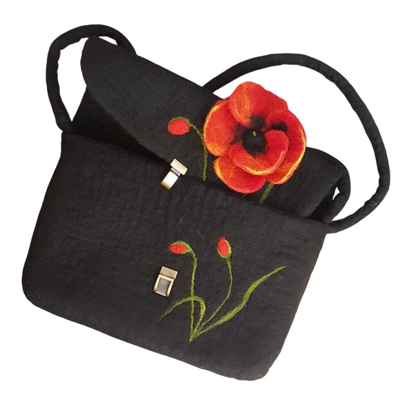 Felt Bag Poppy 3 – Hoorfelt Brand