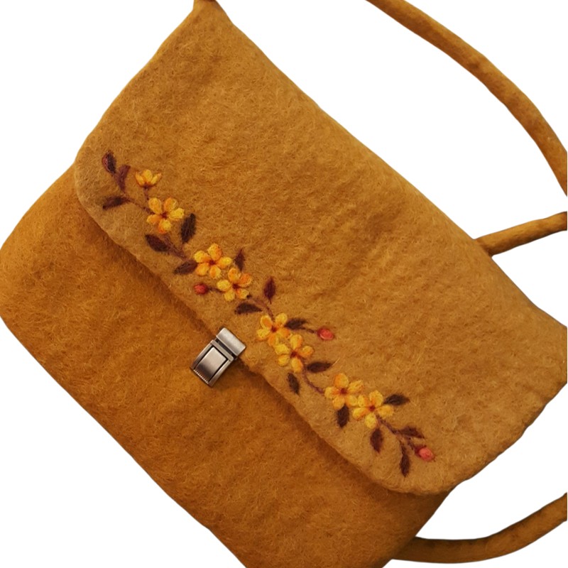 Blossom1 Design Felt Bag – Hoorfelt Brand