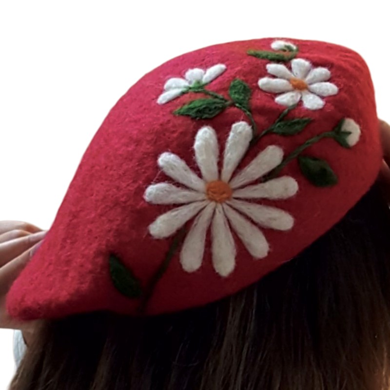 Chamomile Design Beret – Hoorfelt Brand