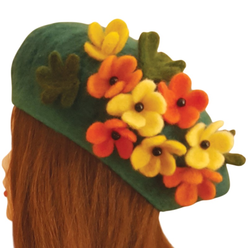 Beret Hat Blossom – Hoorfelt Brand