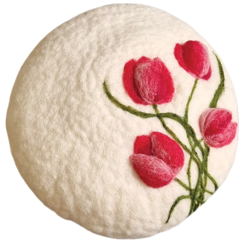 Tulip Design Beret – Hoorfelt Brand