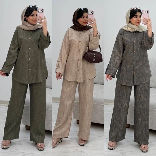 شومیزشلوار زنانه گندم