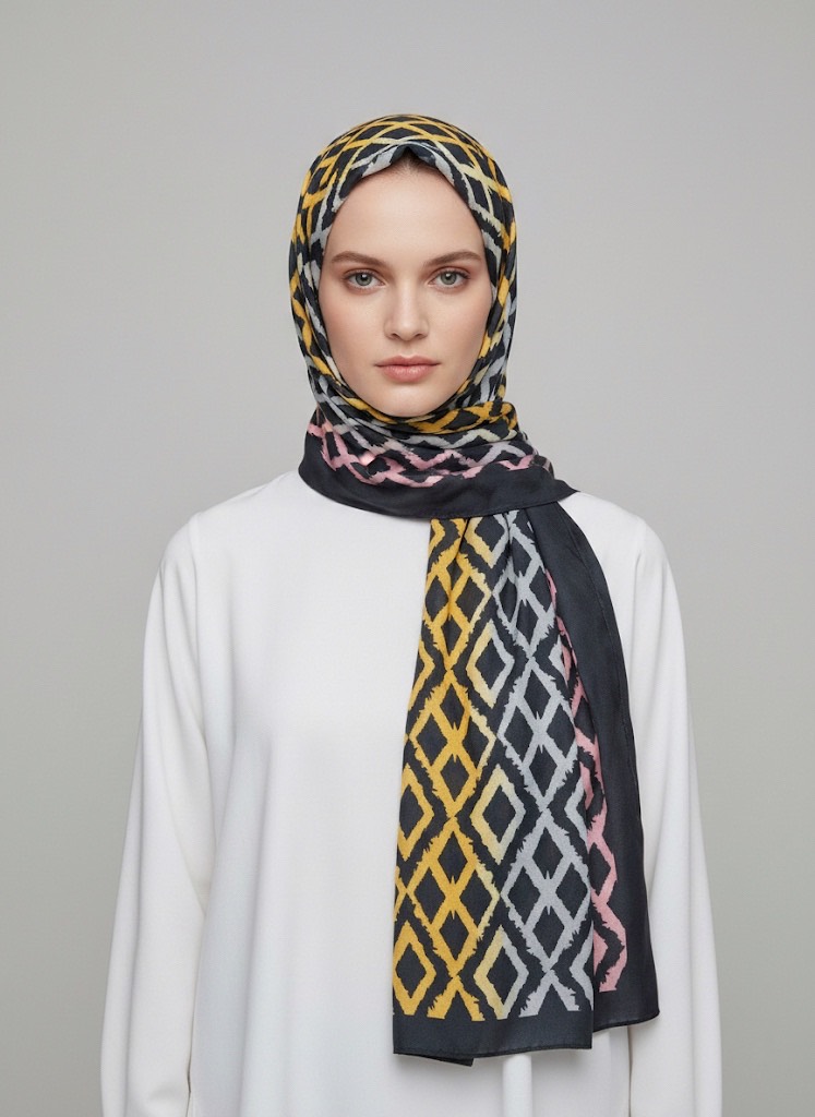 شال ساتن نخی