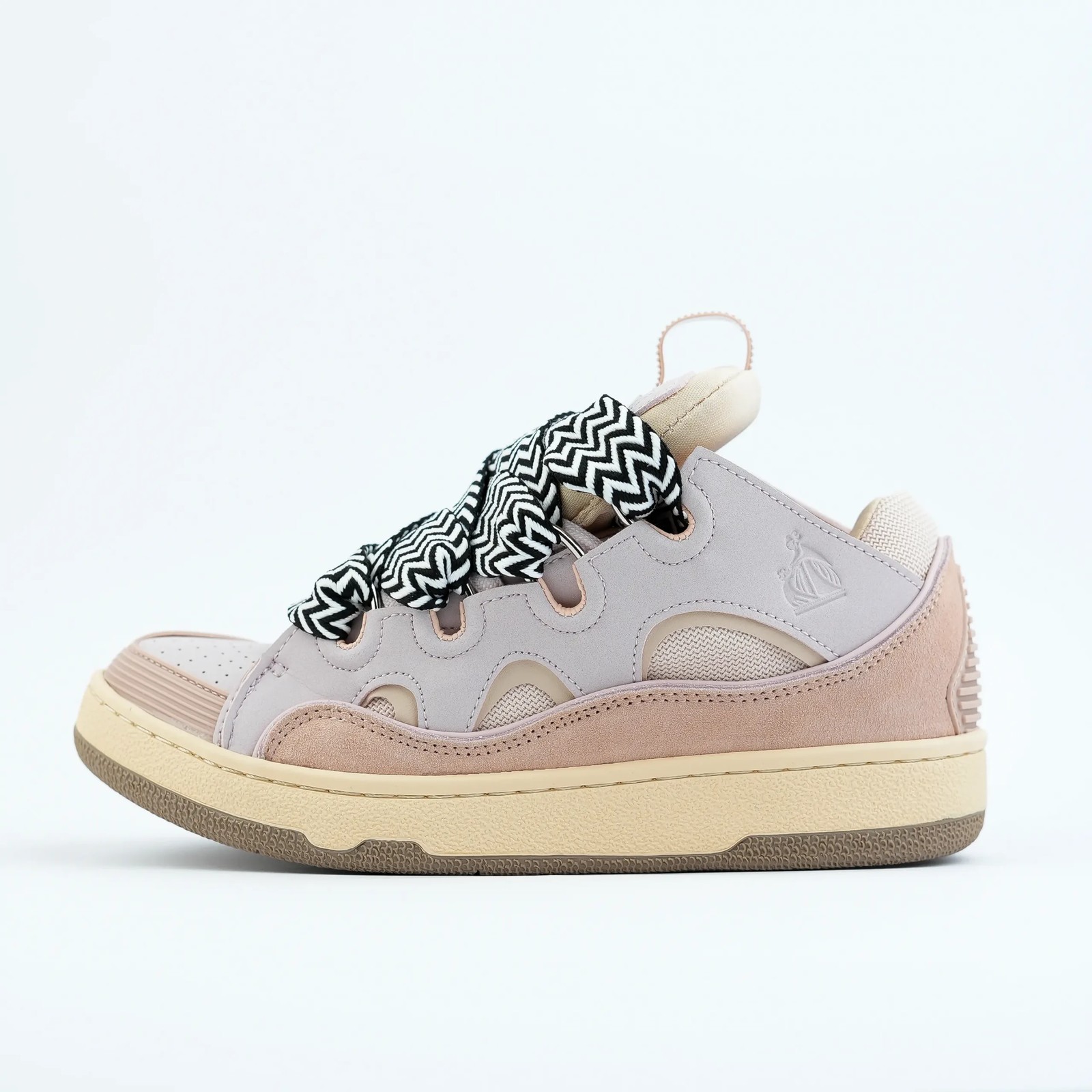 کفش لنوین کرب صورتی کرم | Lanvin Curb Sneakers