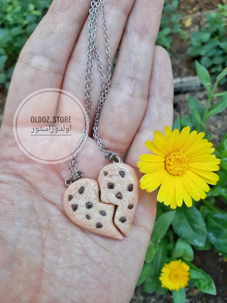 ست گردنبند دوستی کوکی قلب ست دوستی دونفره