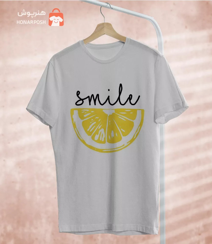 تیشرت انگیزشی Smile متن Smile لبخند بزن
