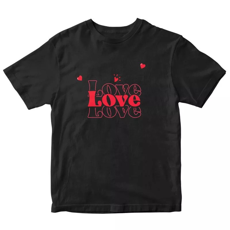 تیشرت طرح «Love Love Love» – عشق