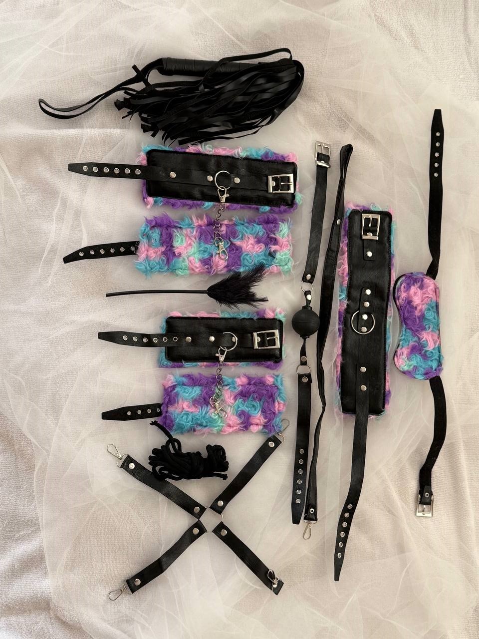 ست 12 تکه BDSM کد BD01 طرح چرم