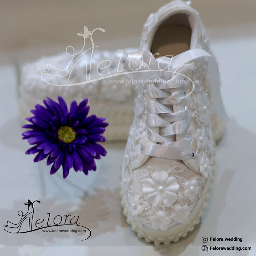 کتونی لژبلند مدل شکوفه | کد 0256