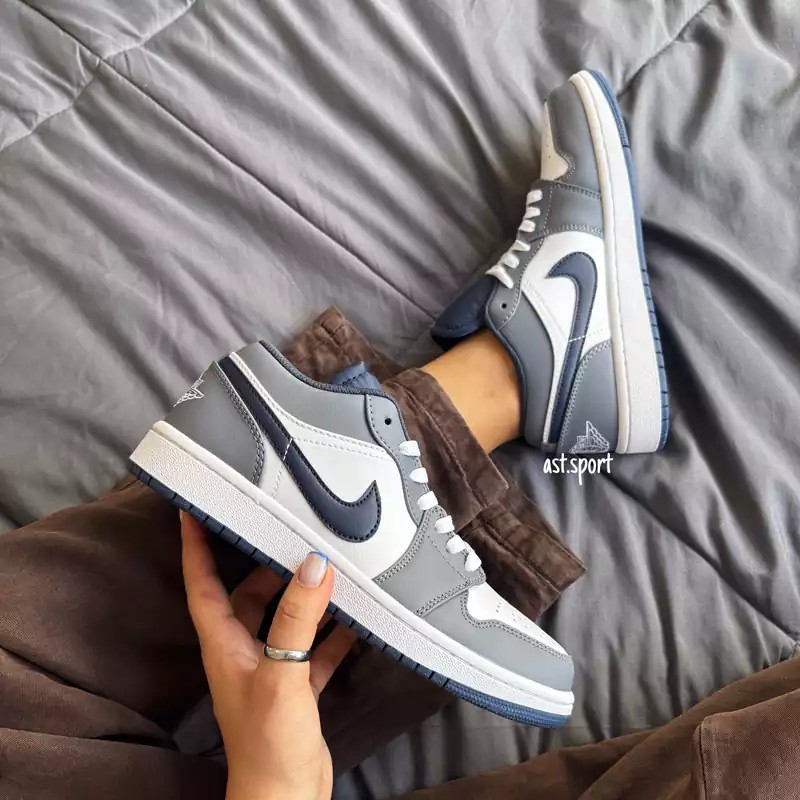 جردن 1 طوسی سرمه‌ای | Jordan 1 Grey Navy