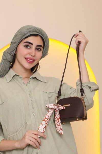 کیف زنانه مدل پاس مقوایی ملی بند گره ای