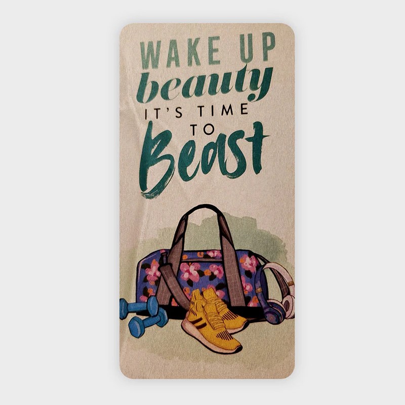 حوله باشگاهی طرح Wake Up Beauty
