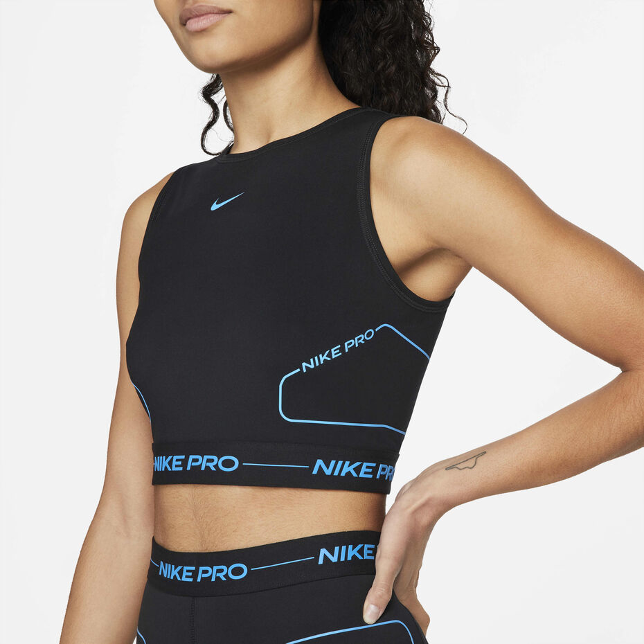 نیم تنه ورزشی زنانه نایکی Nike Pro مشکی
