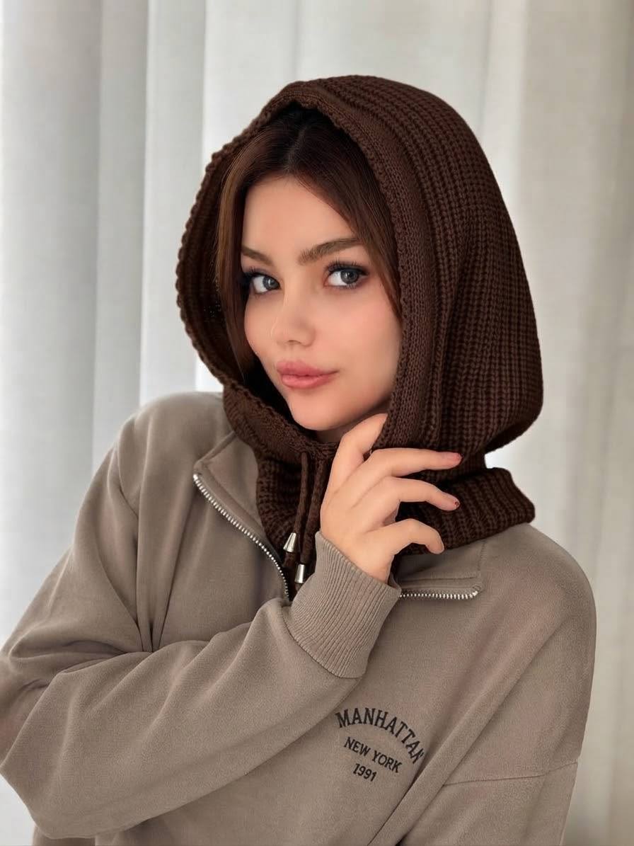 کلاه هودی بافت زنانه