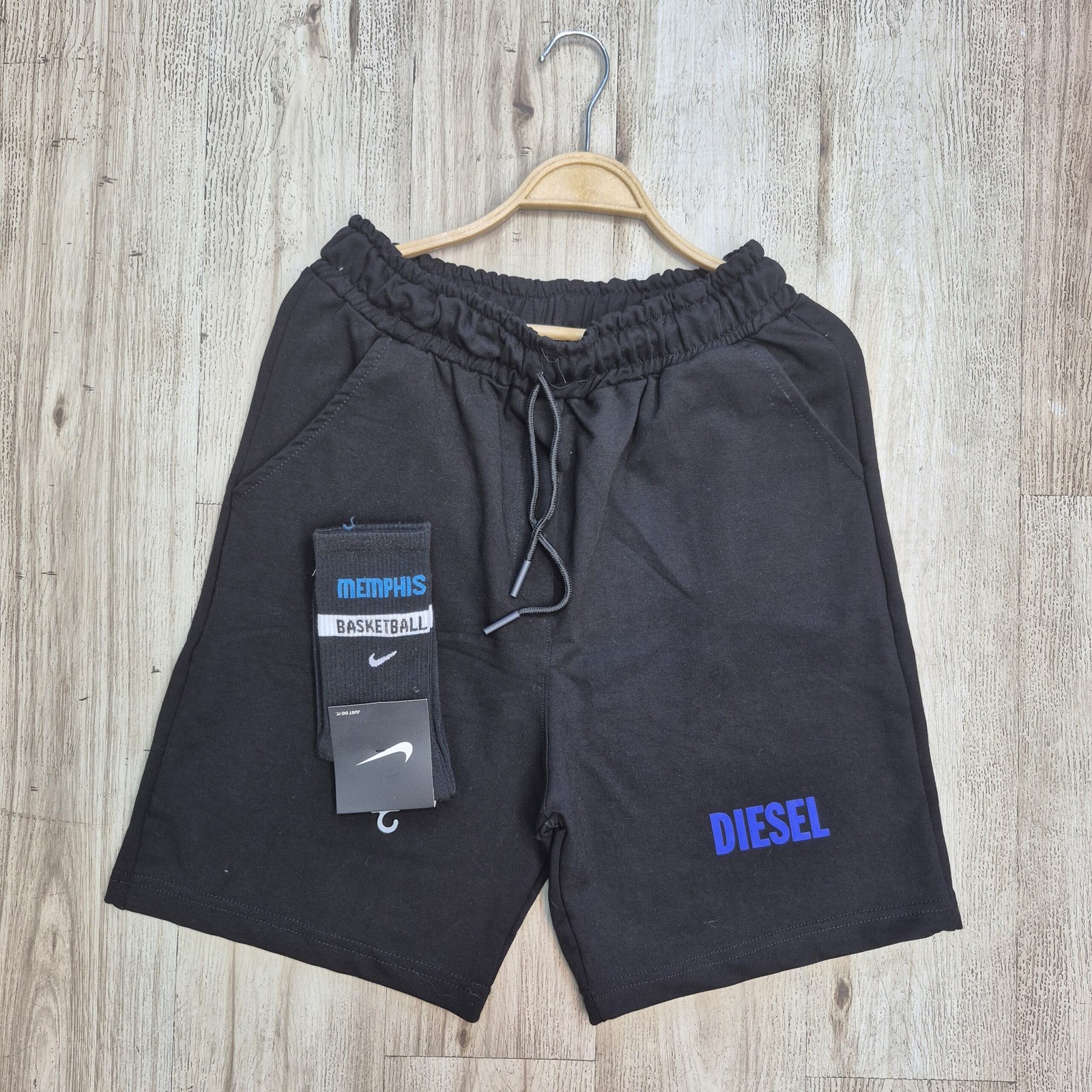 شلوارک پنبه گلکسی طرح Diesel