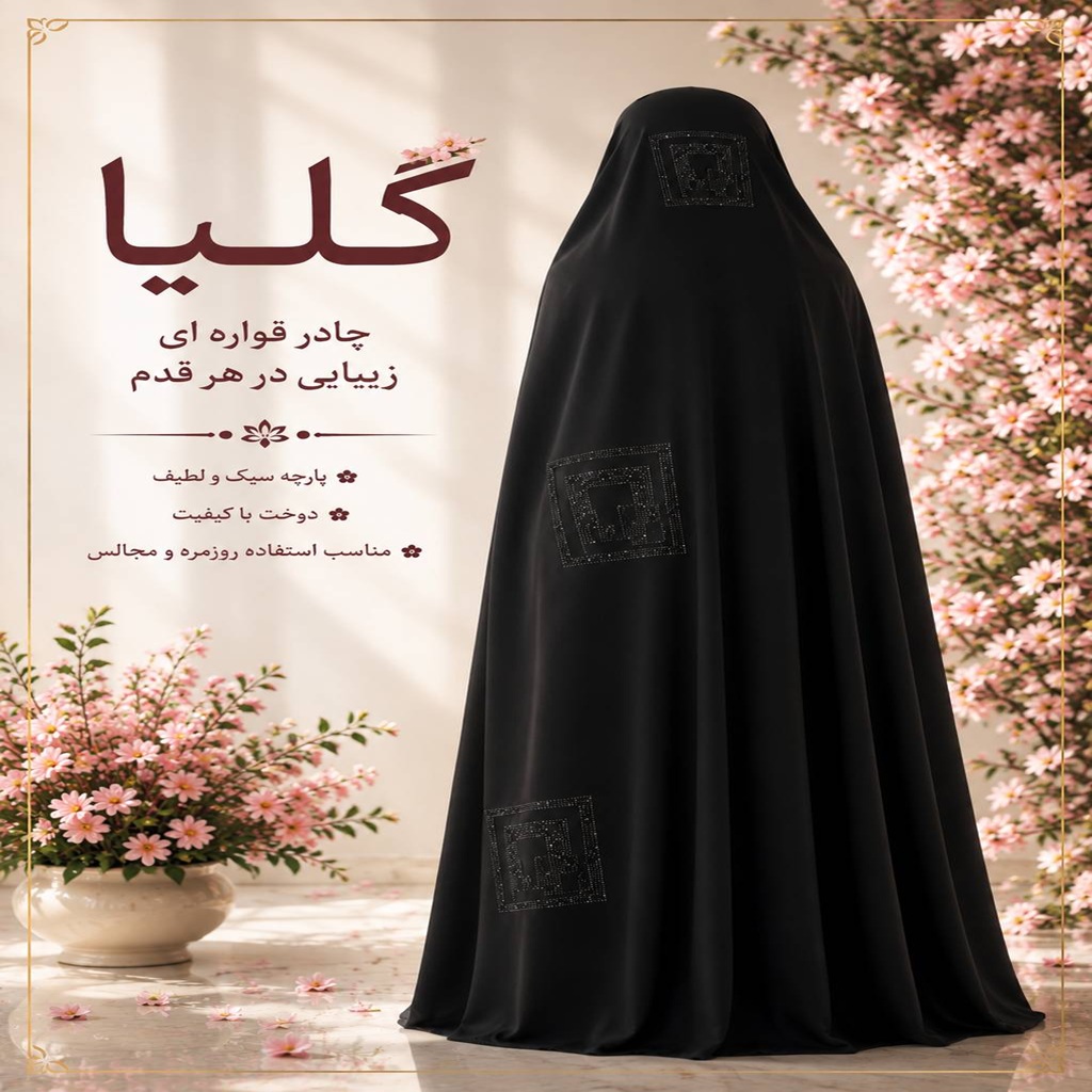 چادر قواره ای شبنم
