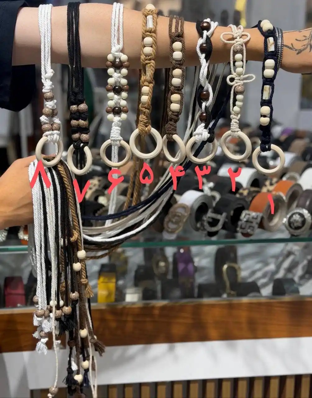 کمربند کنفی گره ای