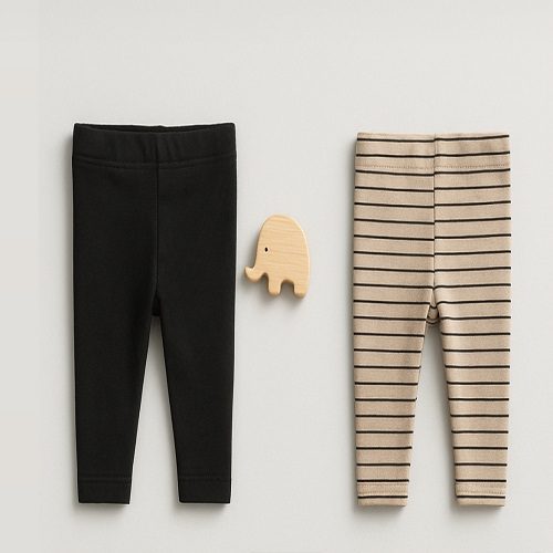 لگ توکرکی طوسی و راه راه h&m