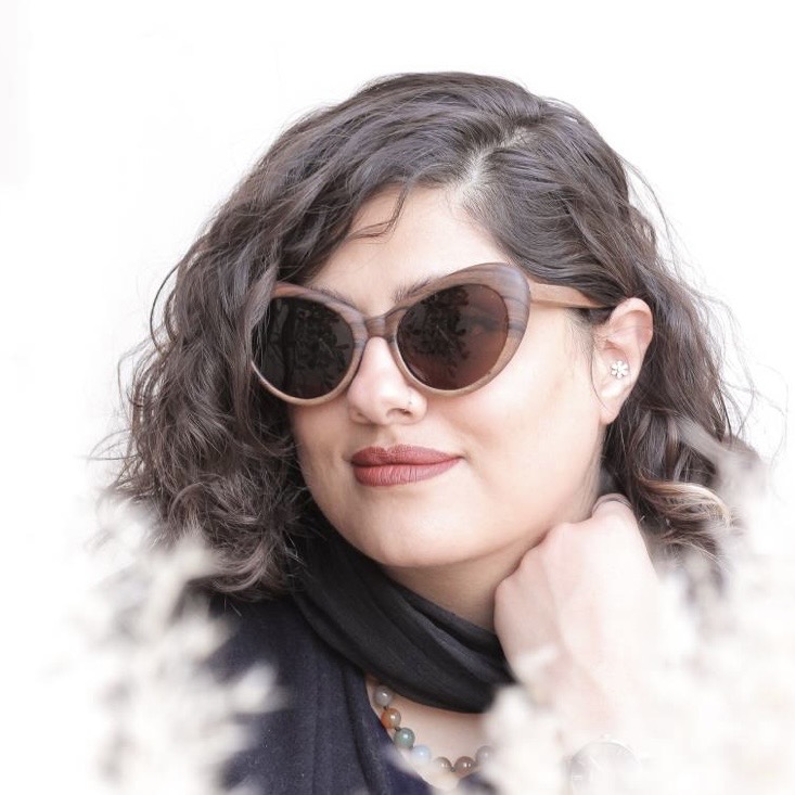 عینک چوبی نقابWooden glasses - خونه نقطه