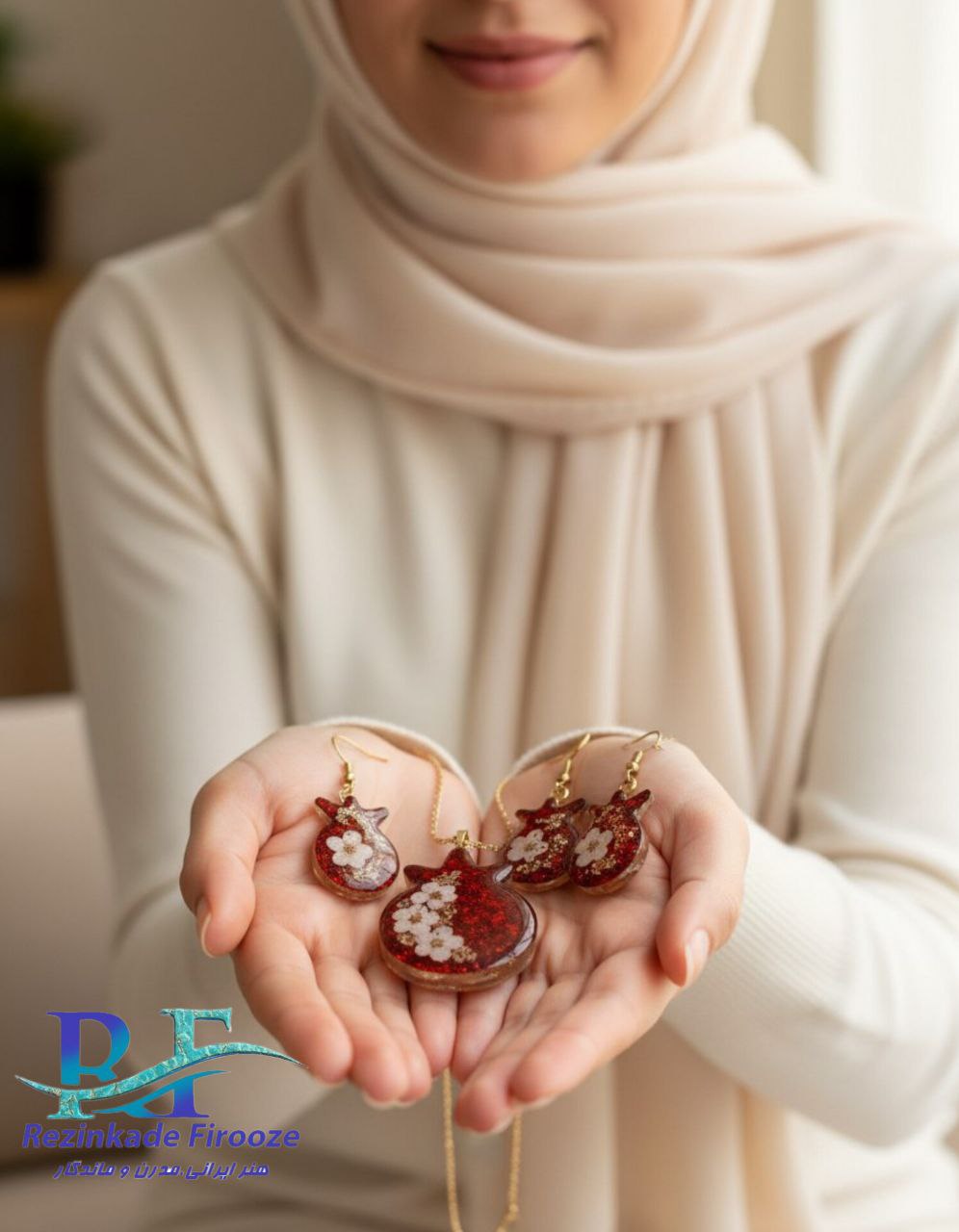 ست اناری رزینکده فیروزه – نماد یلدای جاودان