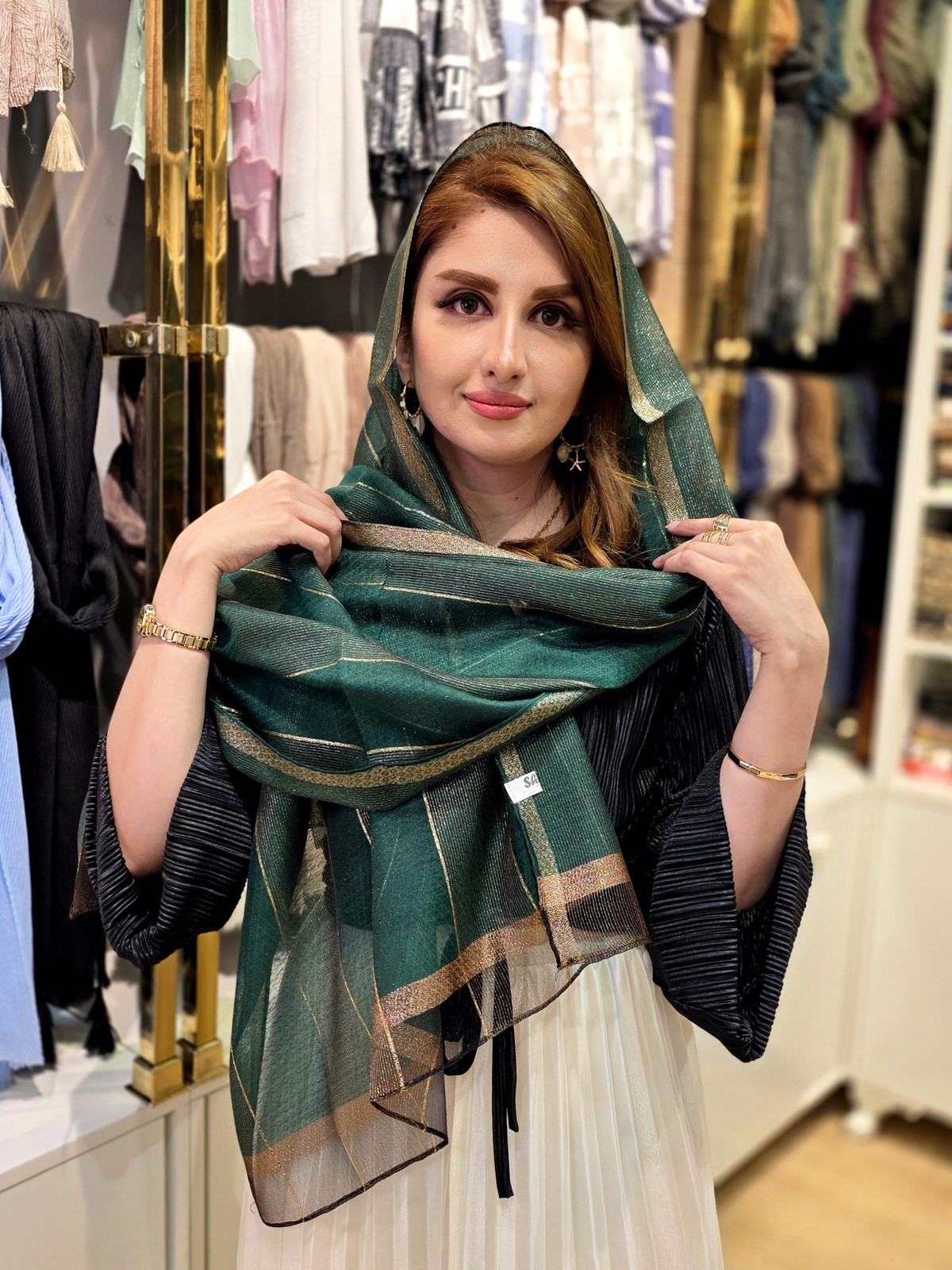 شال ویسکوز وارداتی – کد 124