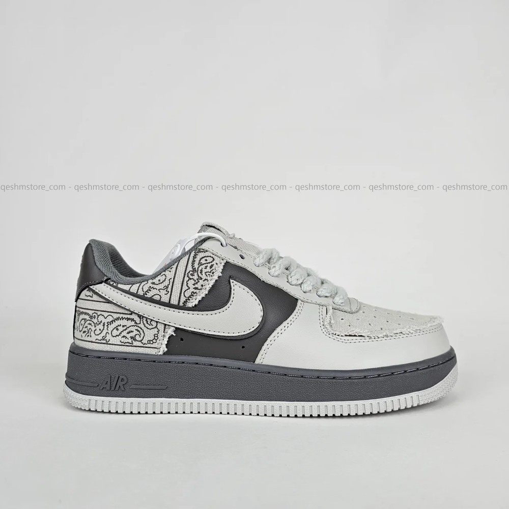 کفش نایک ایرفورس 1 بیگ بنگ خاکستری Nike Air Force Big Bang کد 306