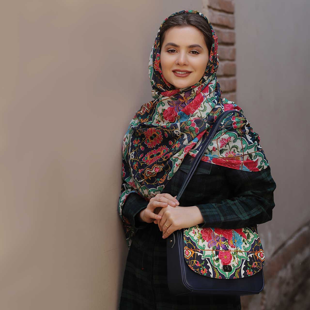 ست کیف و شال زنانه پرستو کد 12