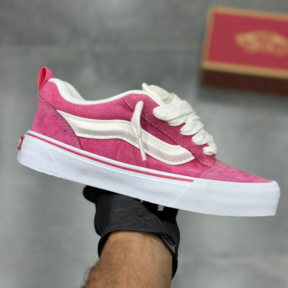 ونس کنو اسکول صورتی سفید (Vans Knu Skool (Pinke White