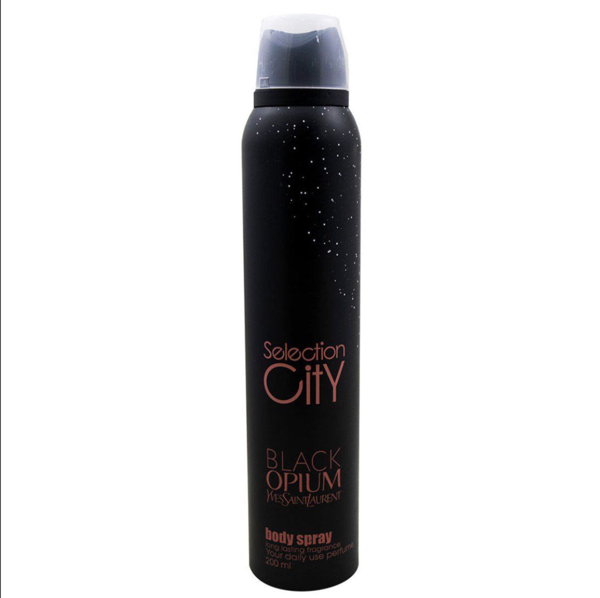 Selection City Black Opium Body Spray For Women 200mlاسپری بدن زنانه سلکشن سیتی مدل Black Opium حجم 200 میل