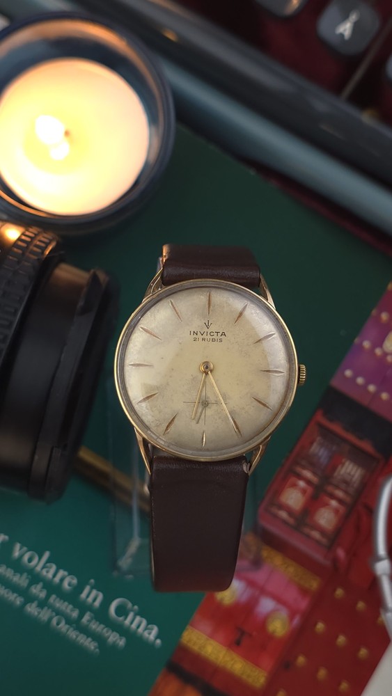 ساعت (Invicta (Patina Golden Dial