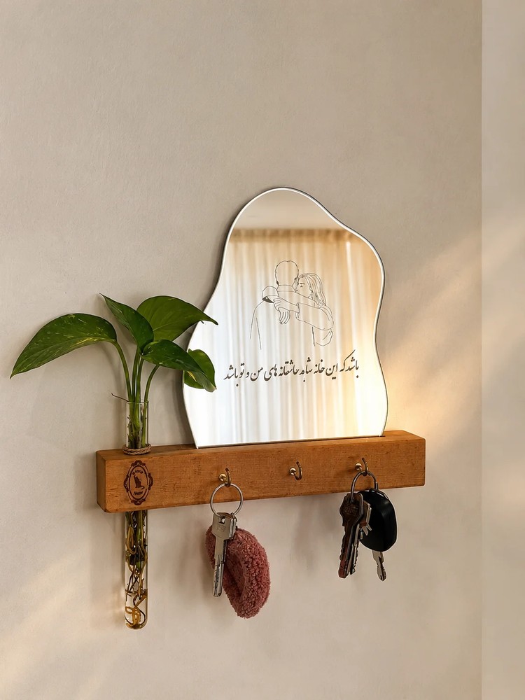 جاکلیدی دکوراتیو پایه دار کد 06