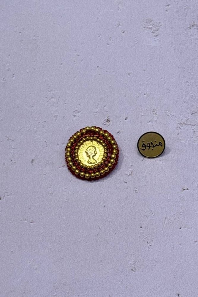 گل سینه مدل سنتی برند منجوق