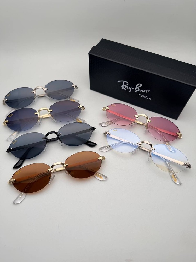 عینک Rayban مدل فریم لس asap فریم گرد , مستر کوالیتی