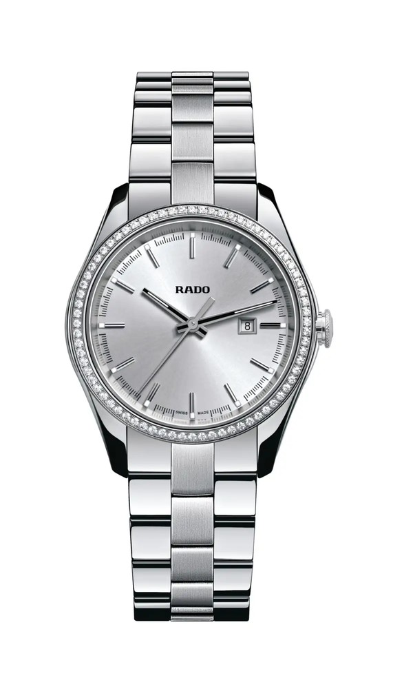 HyperChrome Silver Dial Diamond Ladies Watch