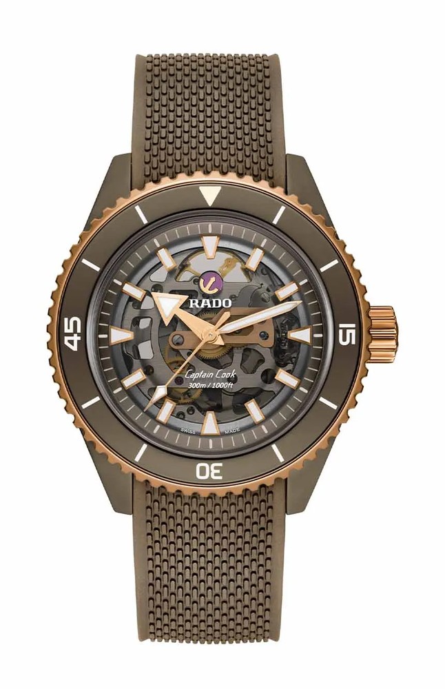 ساعت مردانه کاپیتان کوک سرامیکی اسکلتی با فناوری پیشرفته Men’s Captain Cook High Tech Ceramic Skeleton R32150168
