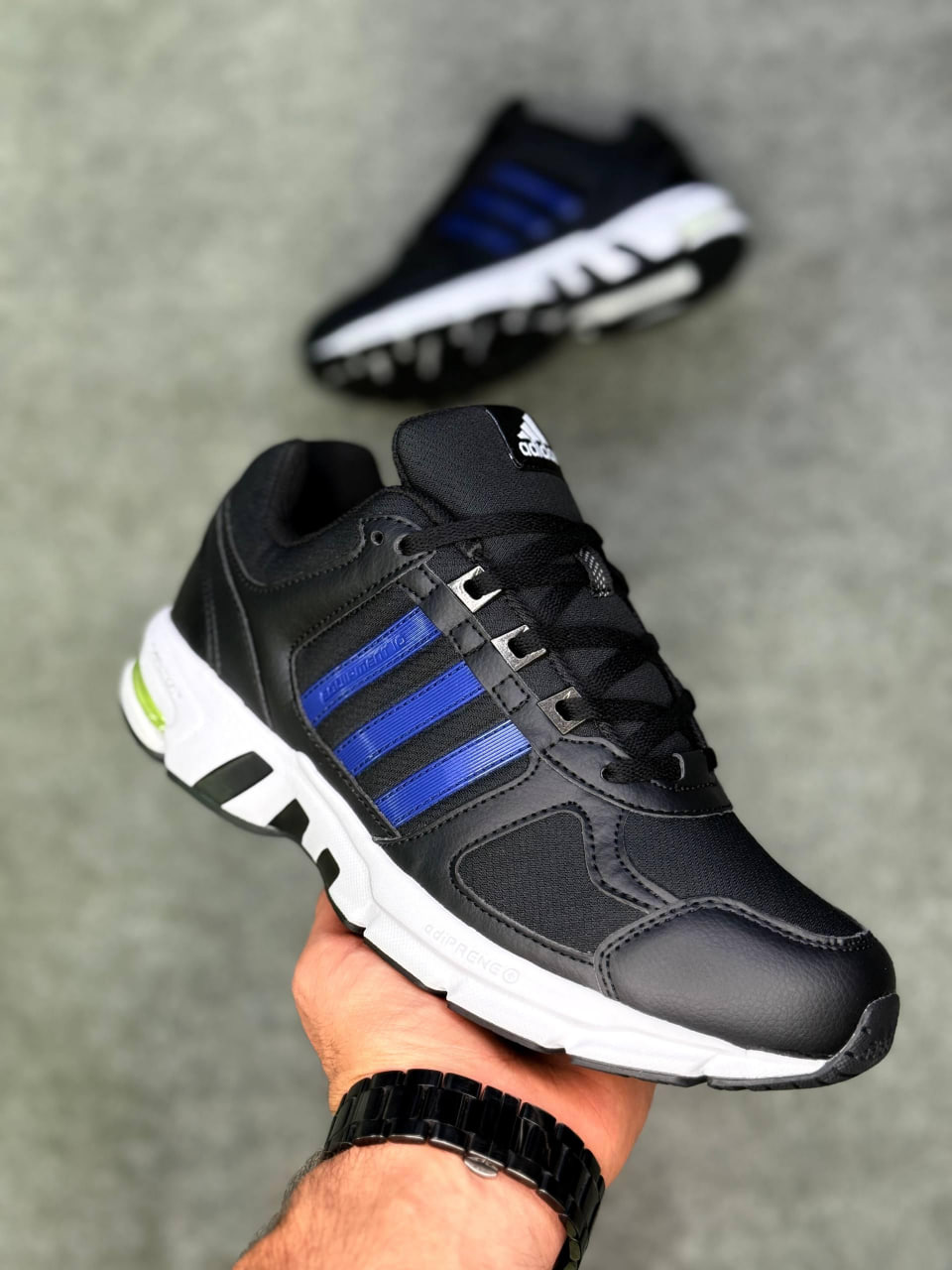 کتونی اکیومنت با خط آبی | Equipment Blue Stripe Edition