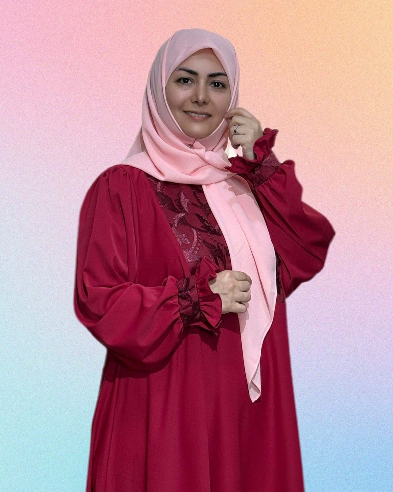 عبا ابرا فاخر الیزه آلبالویی پولکی - ابرا