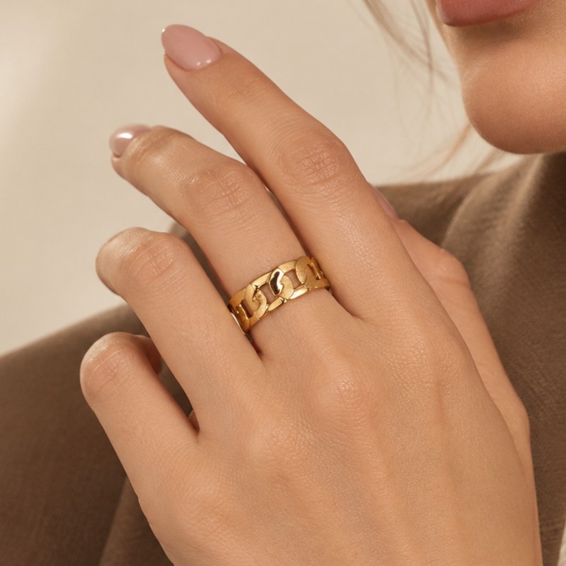 انگشترزنانه طرح کارتیه