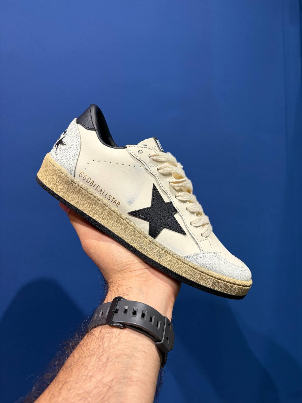 Golden goose ball star white & black گلدن گوس سیاه سفید