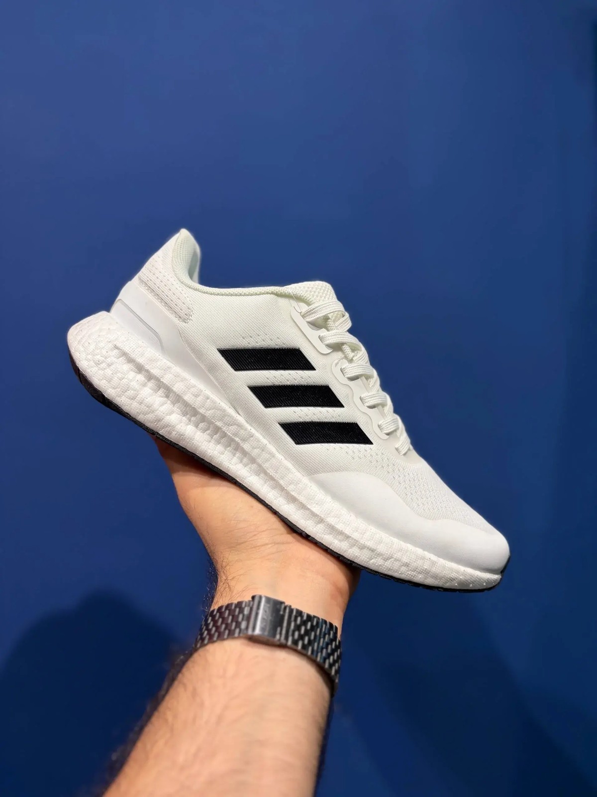 Adidas runfalcon white آدیداس ران فالکن سفید