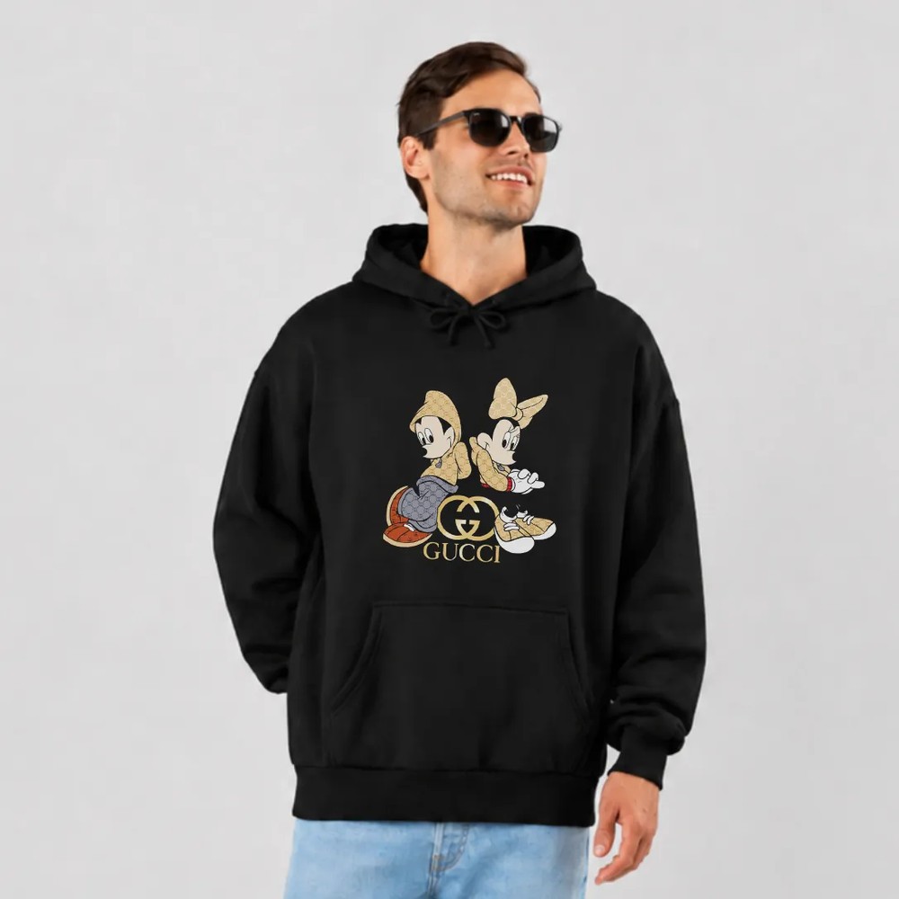 هودی دیزنی طرح گوچی میکی و مینی (Gucci) کد 30998